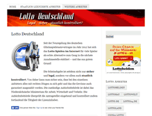 Tablet Screenshot of lottodeutschland.net
